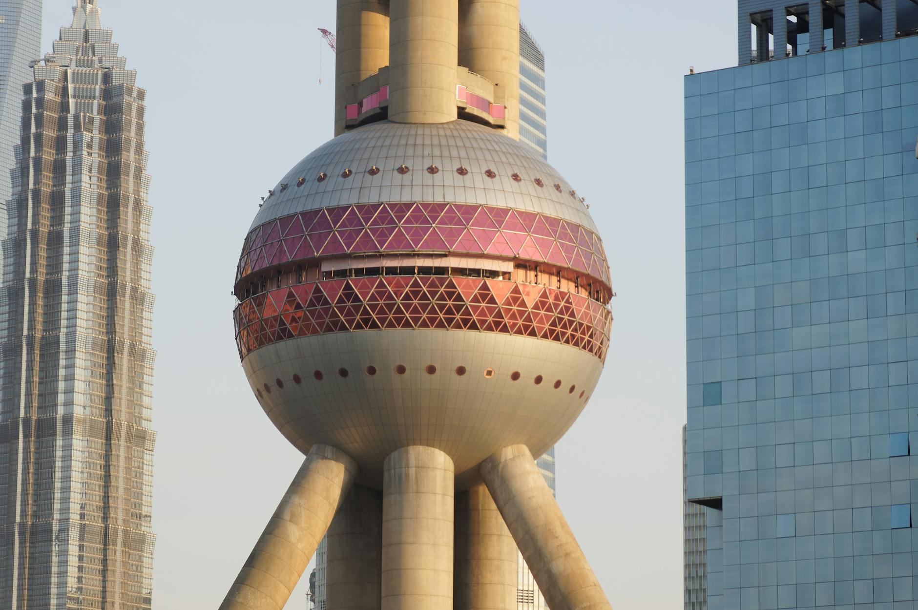 Oriental Pearl Tower and Pudong skyline — one of the top things to do in Shanghai is visiting these iconic skyscrapers