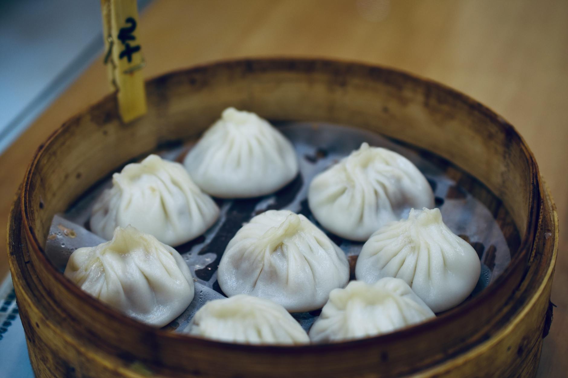 Shanghai street food with local cuisine dishes and traditional cooking