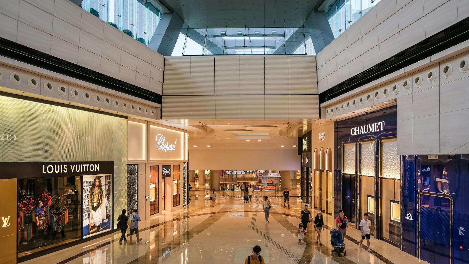 Nanjing Road Shanghai modern shopping mall architecture
