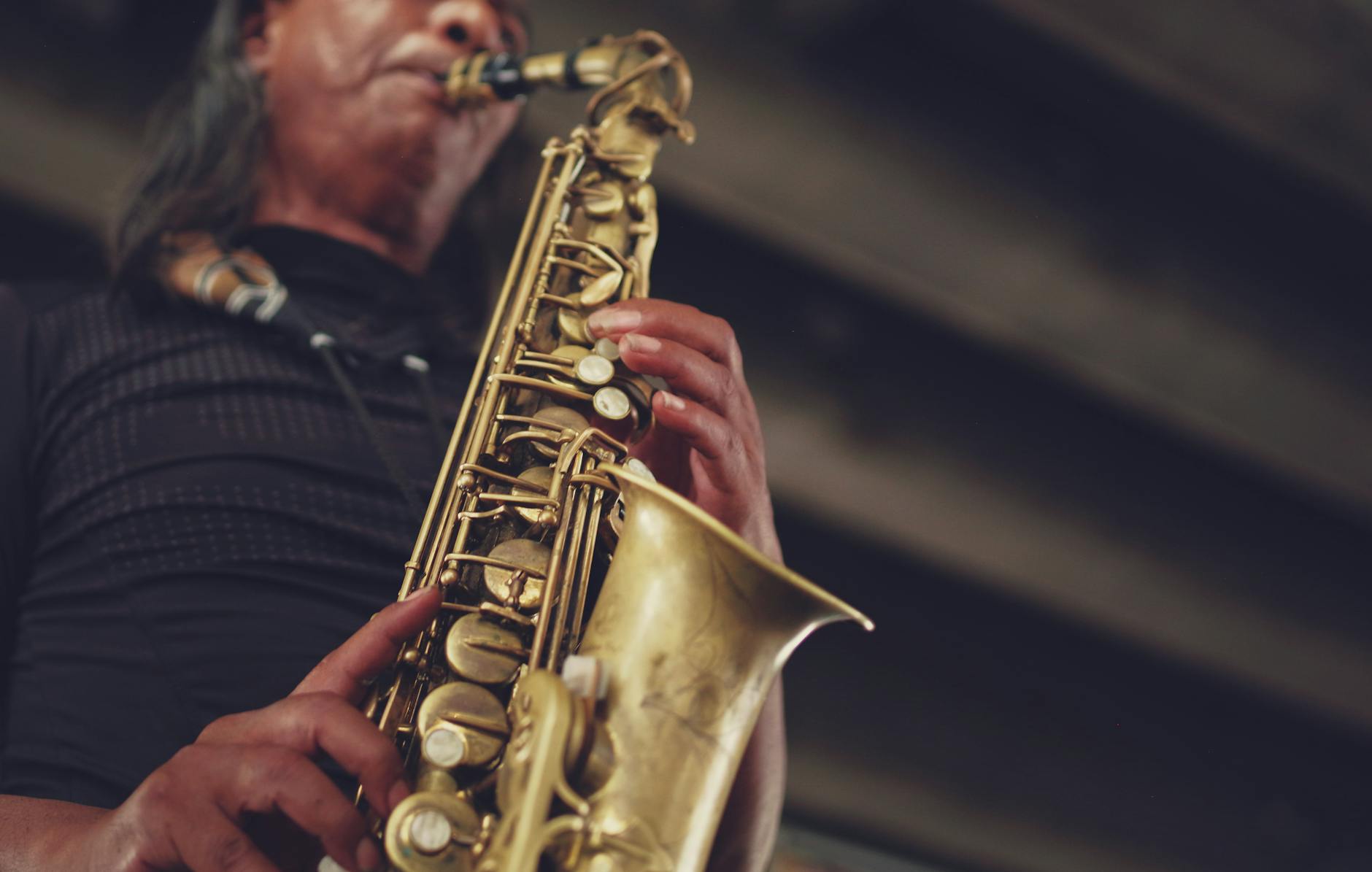 Shanghai jazz bars saxophone musician performing live