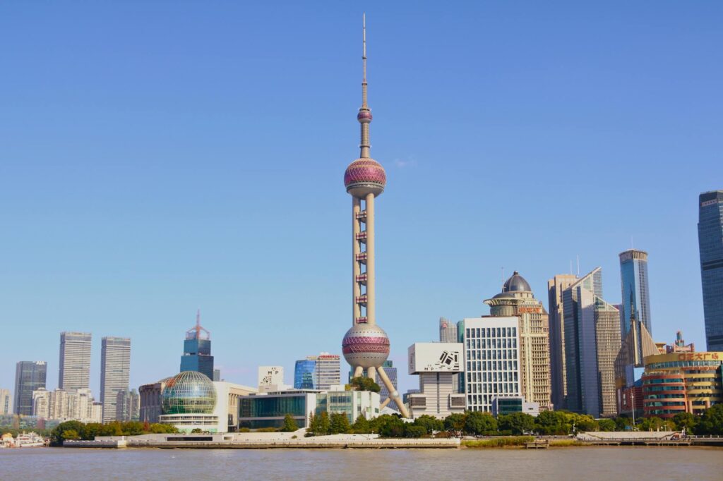 Shanghai travel tips for tourists with view of Pudong skyline