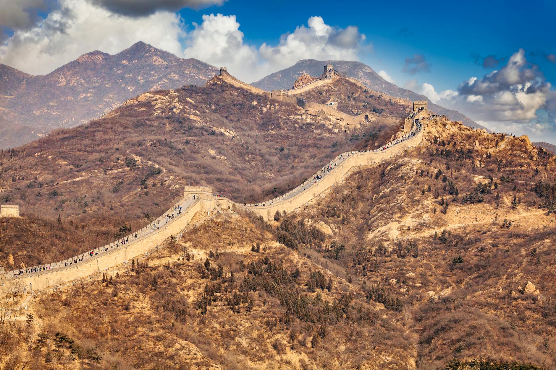 Shanghai vs Beijing for tourists Great Wall of China near Beijing