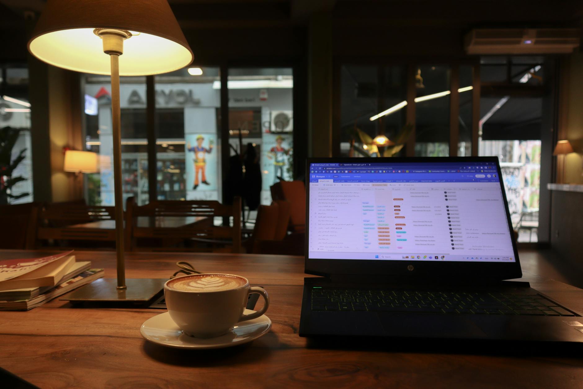 solo travel shanghai cafe laptop