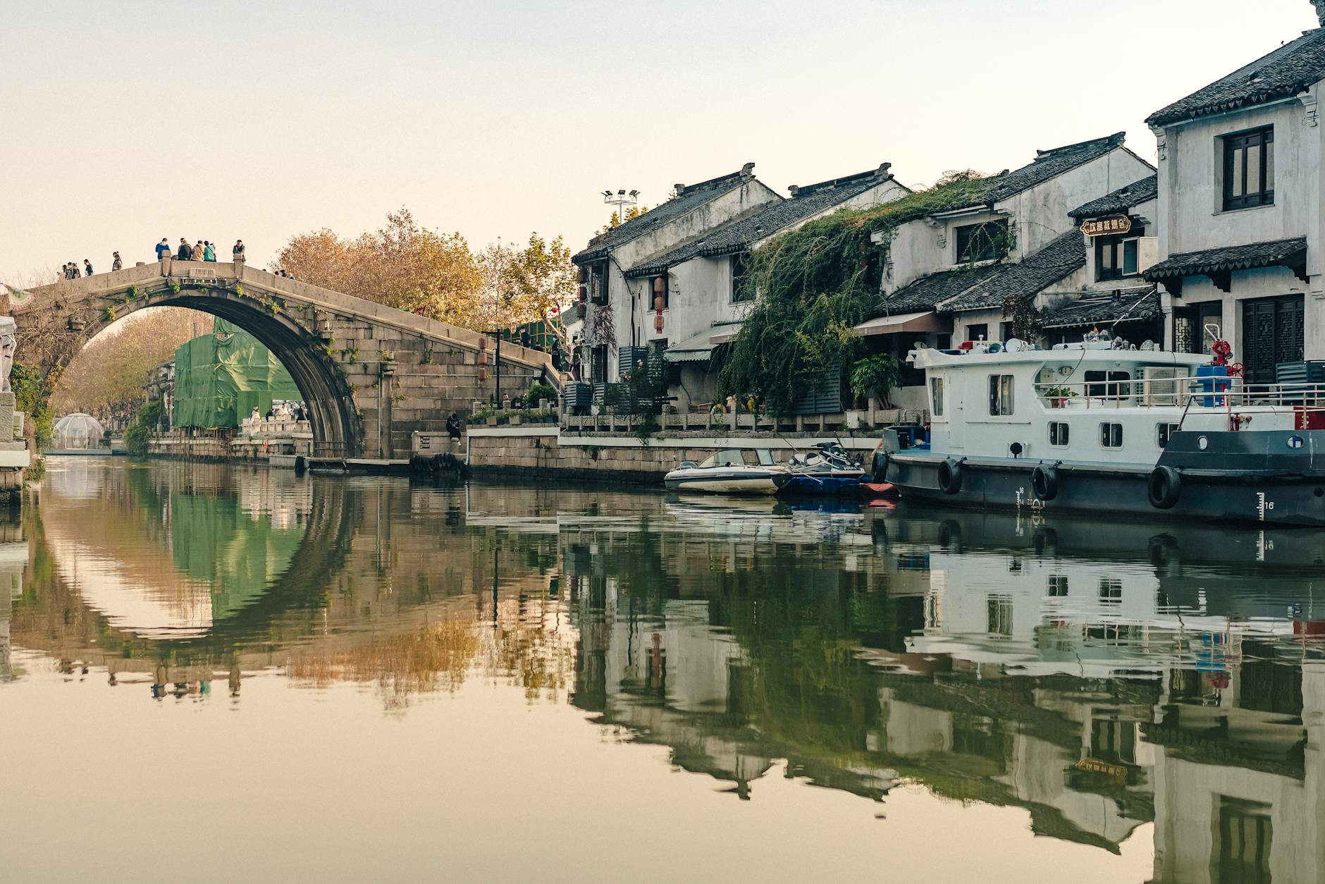 tongli water town stone bridge