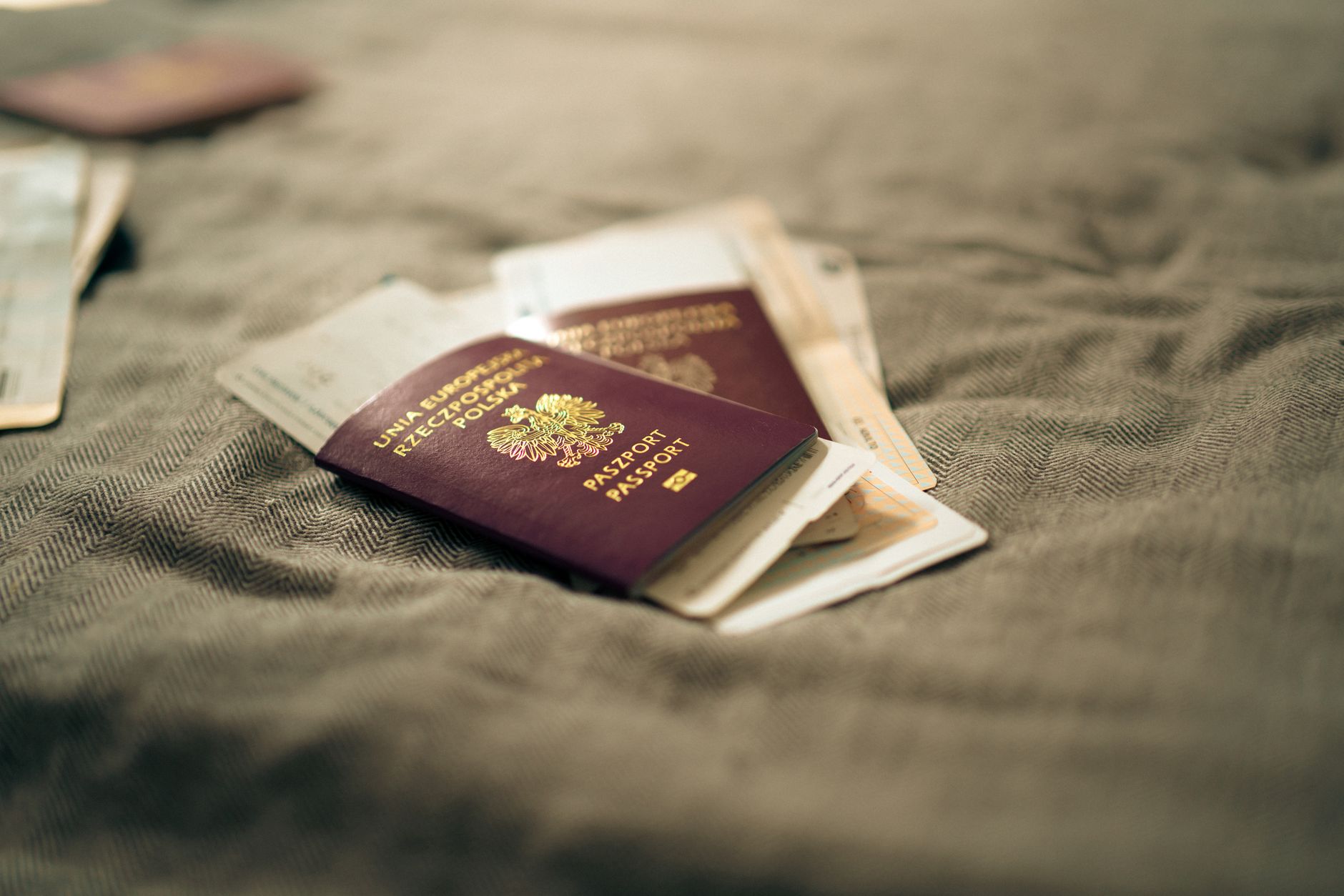 Passport and boarding pass ready for China 240 hour visa free transit entry