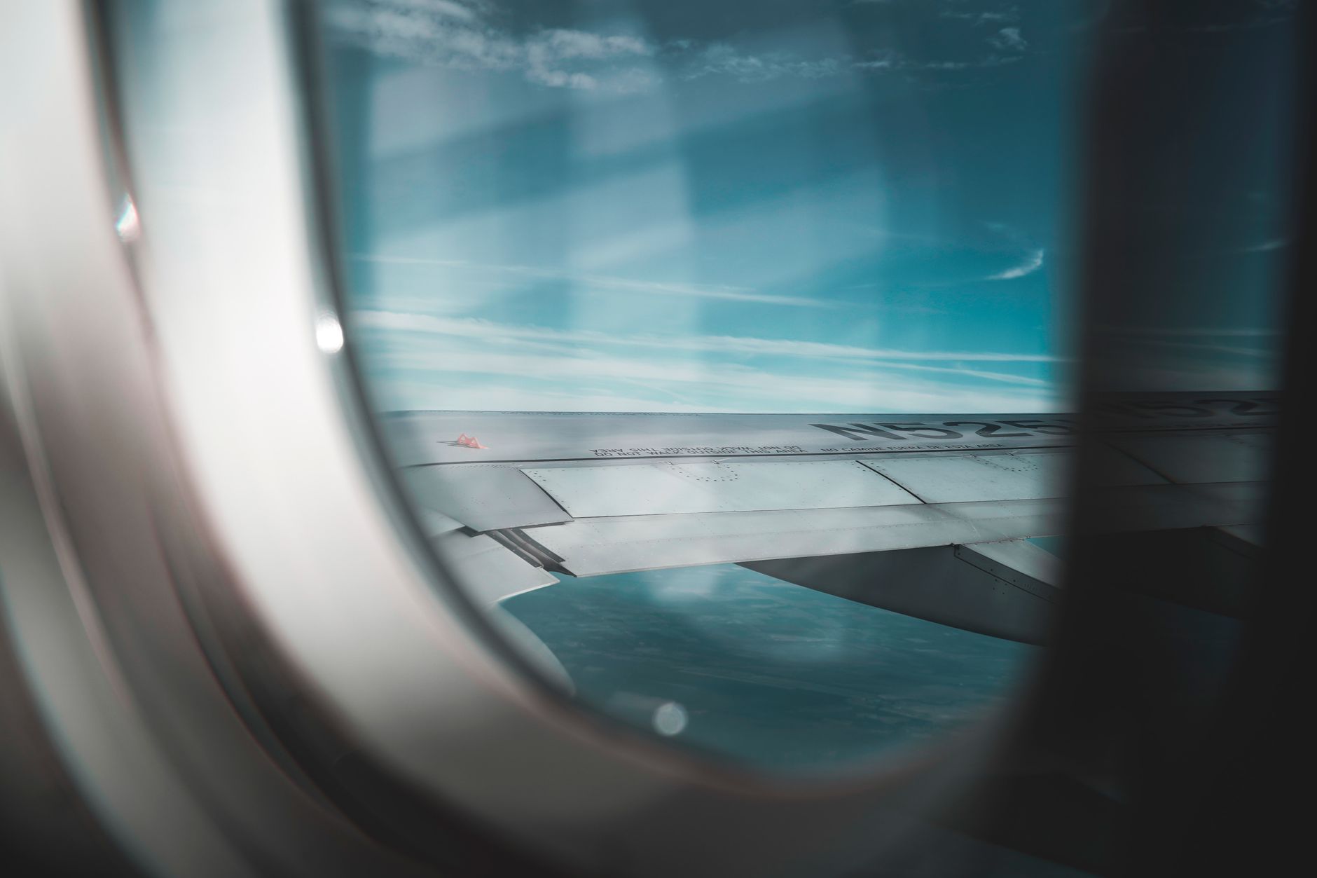 View from an airplane on an onward flight to a third country under the 240 hour visa free transit rule
